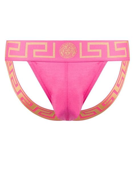 pink versace jockstrap|farfetch Versace.